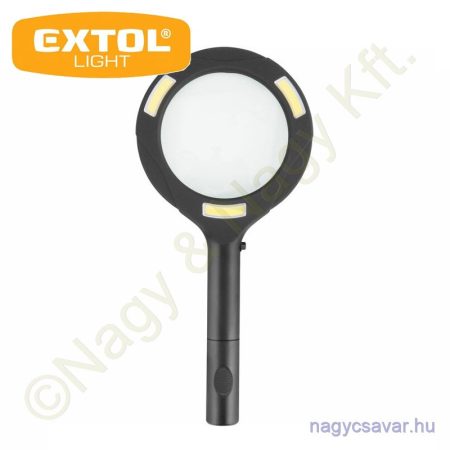 Nagyító LED lámpa, 3×0,5W EXTOL Light