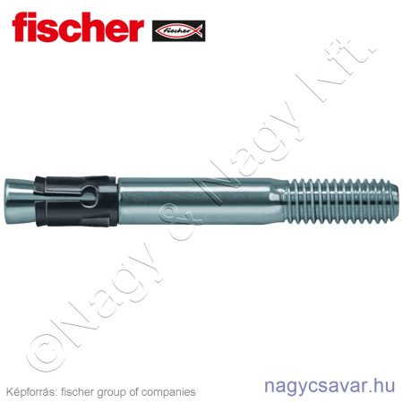 FNA II 6x30 M6x41 szeghorgony menettel, anya nélkül (100/cs) FISCHER