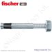  FNA II 6x25 M6/5 szeghorgony menettel és peremes anyával (100/cs) FISCHER