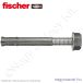   FNA II 6x30 M6/5 R  szeghorgony menettel és peremes anyával A4 (50/cs) FISCHER