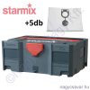 Starbox II + FBV 25/35 gyapjú szűrőzsák 5db  StarMix