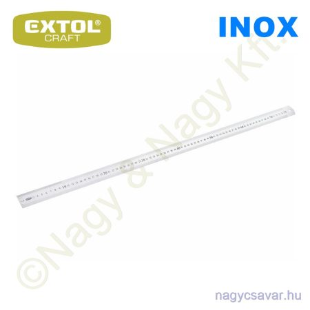 Acélvonalzó 75x3cm, rozsdamentes acél Extol Craft
