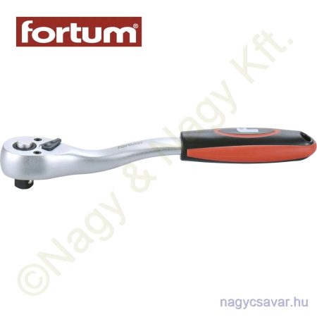 Racsnis hajtókar 72 fog, hajlított, mechanic, 3/8", 205mm FORTUM
