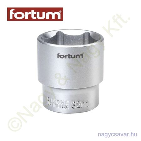 Dugókulcs 1/2" 32mm Fortum