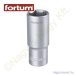   Dugókulcs 1/2" hosszított 24mm 61CrV5 mattkróm Fortum