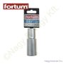 Dugókulcs 1/2" hosszított 24mm 61CrV5 mattkróm Fortum
