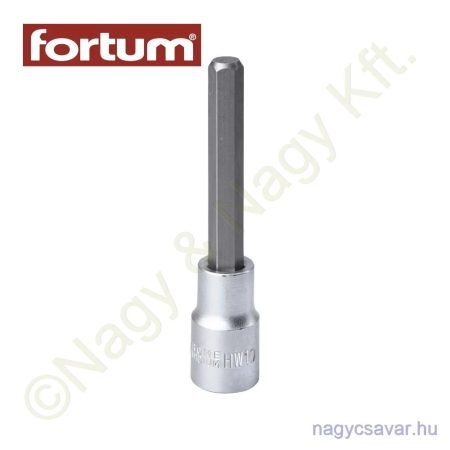 Dugókulcs 1/2" imbusz 10mm 100mm FORTUM
