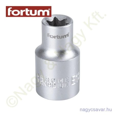 Dugókulcs 1/2" E12 38mm FORTUM