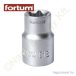 Dugókulcs 1/2" E18 38mm FORTUM