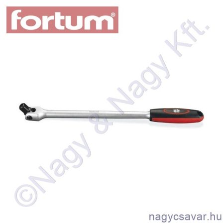 Csuklós hajtókar 1/2", 61CrV5, 380mm FORTUM