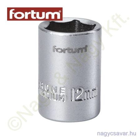 Dugókulcs 1/4" 12mm 25mm FORTUM