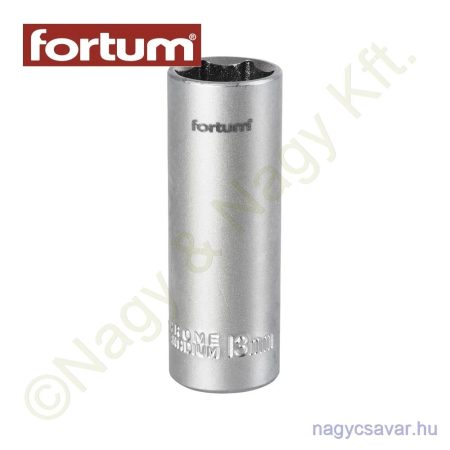 Dugókulcs 1/4" 13mm 50mm FORTUM