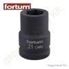 Gépi dugókulcs 3/4" 21mm l=52mm feketített 60CrMoV18 FORTUM