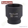 Gépi dugókulcs 3/4" 38mm l=57mm feketített 60CrMoV18 FORTUM