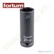   Gépi dugókulcs 1/2" 21mm l=78mm feketített CrMo FORTUM