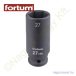   Gépi dugókulcs 1/2" 27mm l=78mm feketített CrMo FORTUM