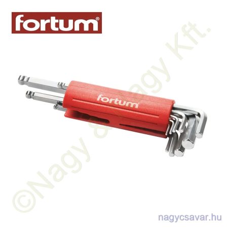 Imbuszkulcs klt.9r. 1,5-10mm FORTUM