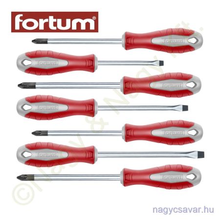 Csavarhúzó klt. 7r. FORTUM