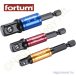   Dugókulcs adapter készlet 3r. 1/4" -> 1/4" - 3/8" - 1/2" FORTUM