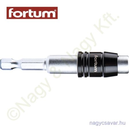 Mágneses bitbefogó szár 60mm Quick-Lock FORTUM