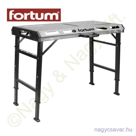 Hordozható hegesztő pad, összecsukható, állítható magasság 705-930mm FORTUM