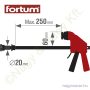 Asztalos gyorsszorító (függőleges) munkapadhoz 0-250mm FORTUM