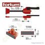 Asztalos gyorsszorító (vízszintes) munkapadhoz 0-120mm FORTUM