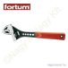   Állítható villáskulcs, gumírozott markolat, 250mm/10" FORTUM