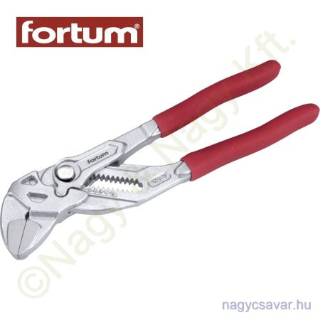 Vízpumpafogó 180mm nyomógombos FORTUM