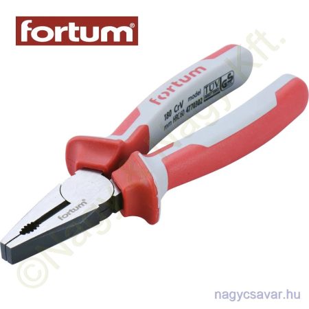 Kombinált fogó 180mm Fortum