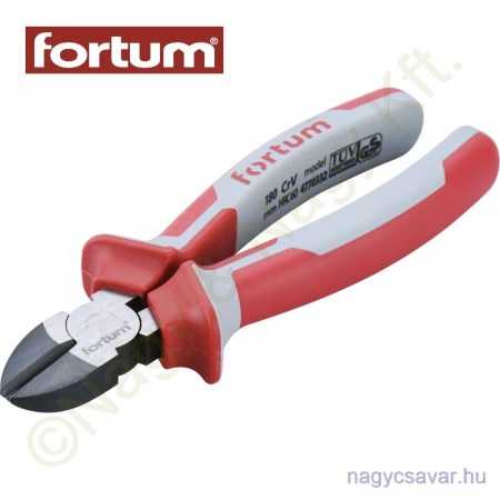 Oldalcsípő fogó 180mm FORTUM