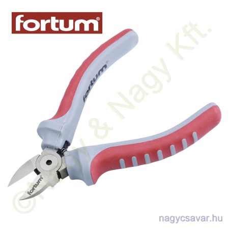 Oldalcsípő fogó 125mm tekercsrugós CrV FORTUM