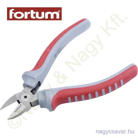 Oldalcsípő fogó 150mm tekercsrugós CrV FORTUM