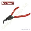 Zégerfogó külső 180mm hajlított FORTUM
