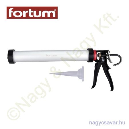 Kinyomópisztoly zárt 380mm 600ml tartállyal FORTUM