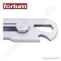 PVC kés 18mm rozsdamentes acél ház, csavaros FORTUM