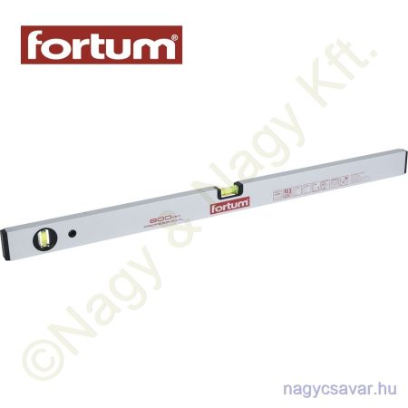 Vízmérték Alu 80cm 0,5mm/m FORTUM
