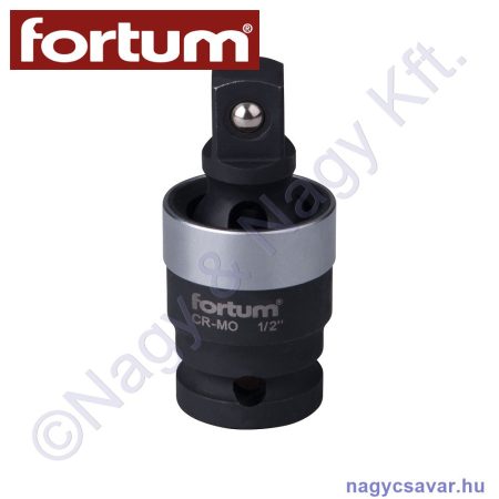 Csuklós adapter ütvecsavarozóhoz 1/2"-1/2" FORTUM