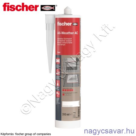 DDK tető tömítőanyag áttetsző 310ml Fischer