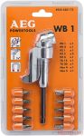 Sarokcsavarozó WB 1 + 10db bit AEG Sarokcsavarozó WB 1 + 10db bit AEG