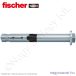   FH II 10/10 S nagyteljesítményű dübel hatlapfejű csavarral (50/cs) FISCHER