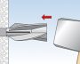 GB 8 gázbeton dübel csavarO 5mm 25/cs Fischer