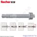 FBN II 6/5 (6x50) alapcsavar 100/cs Fischer