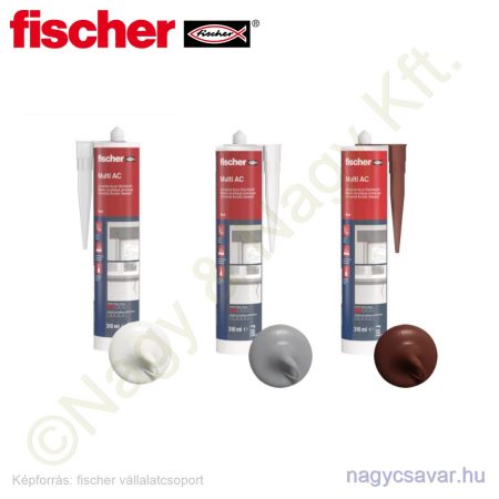 Multi AC akril tömítőanyag fehér 310ml Fischer
