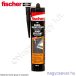 DD tető tömítőanyag fekete 310ml Fischer