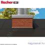 DD tető tömítőanyag fekete 310ml Fischer