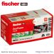 DUOPOWER 5x25 kétkomponensű nylon dübel (100/cs) FISCHER