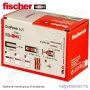 DUOPOWER 5x25 kétkomponensű nylon dübel (100/cs) FISCHER