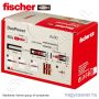 DUOPOWER 6x30 kétkomponensű nylon dübel (100/cs) FISCHER