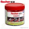 DUOPOWER 6x30 kétkomponensű nylon dübel kördobozban (200/cs) FISCHER